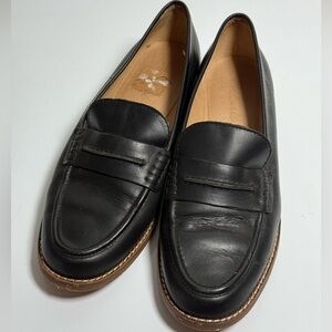 Madewell Shoes Madewell Black Leather Loafers Women’s Size 9 Vintage Penny Loaf